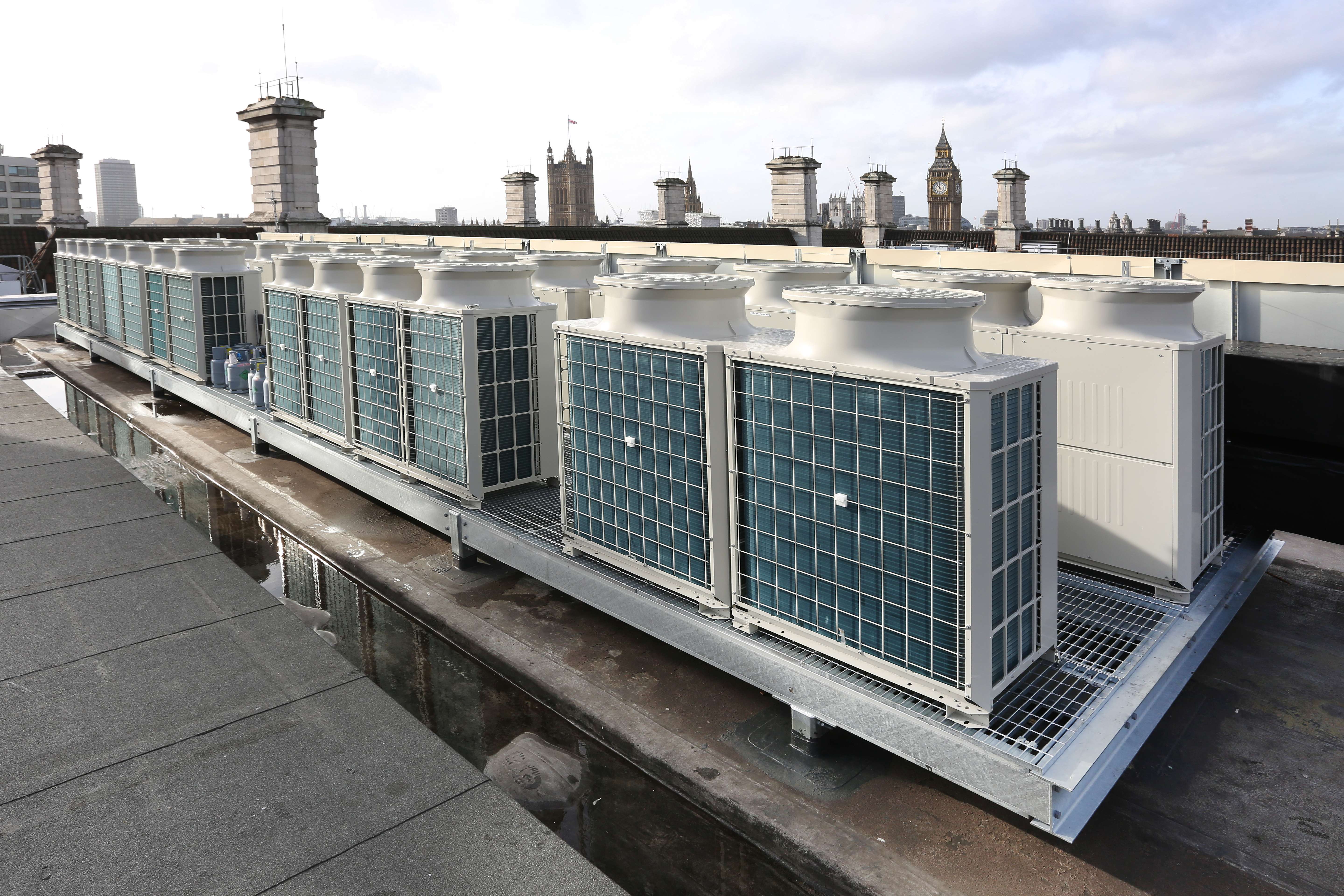 Air Conditioning Rooftop Installation Towers London City